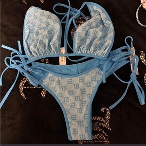 Stylish Blue Bikini Set